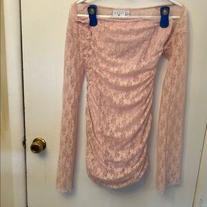 Daisy Street Lace Dress Pink Size Small 2 pieces